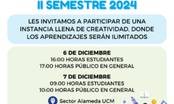 FERIA DE APRENDIZAJES II SEMESTRE 2024, ¡NO TE LO PIERDAS!